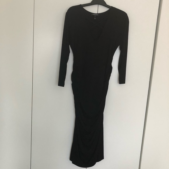 Isabella Oliver Gale Black Maternity Dress - Picture 3 of 6